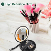 کیف ارایشی اینه دار LED دار جیبی