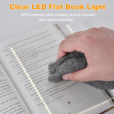 چراغ مطالعه کتاب شارژی 2 در 1 با پنل شفاف LED