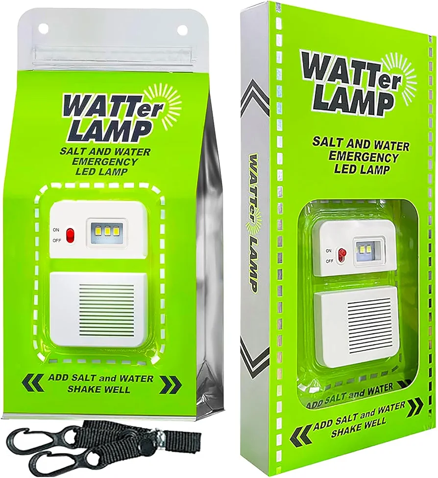 چراغ اضطراری آب‌نمکی LED واتر لامپ قابل حمل